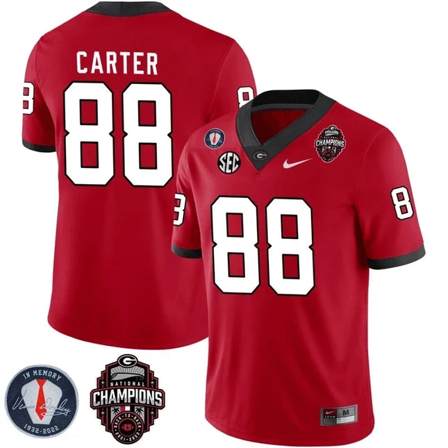 Men's Georgia Bulldogs Limited Jersey - Back To Back National Champions