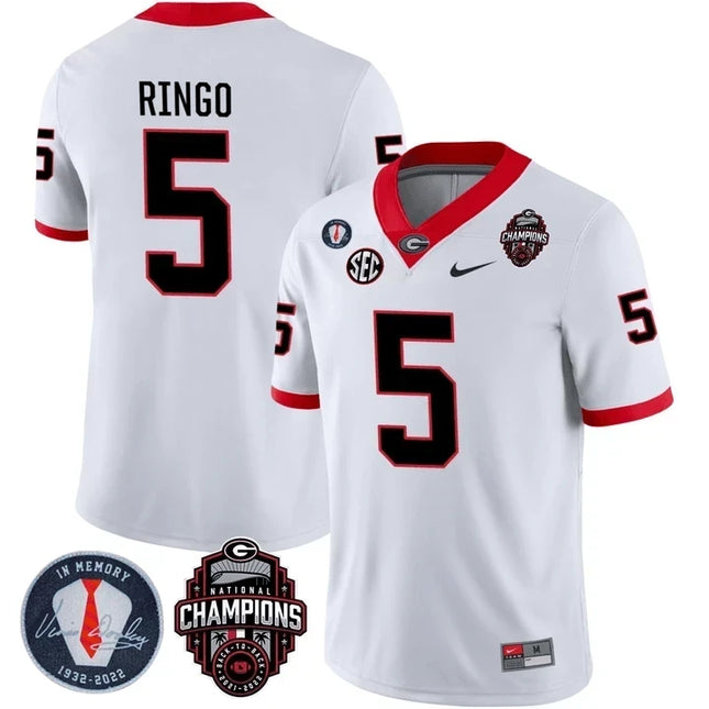 Men's Georgia Bulldogs Limited Jersey - Back To Back National Champions