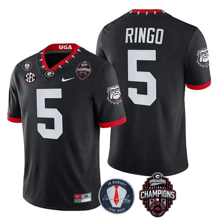Men's Georgia Bulldogs Limited Jersey - Back To Back National Champions
