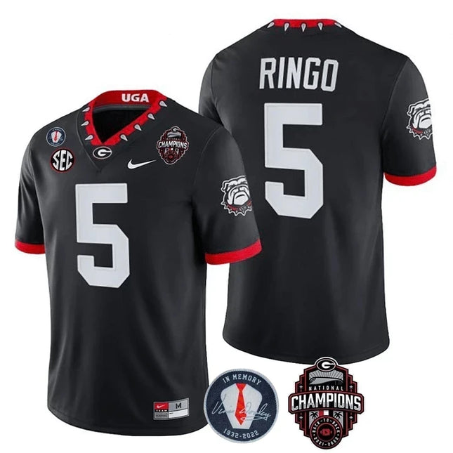 Men's Georgia Bulldogs Limited Jersey - Back To Back National Champions