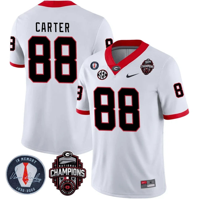 Men's Georgia Bulldogs Limited Jersey - Back To Back National Champions