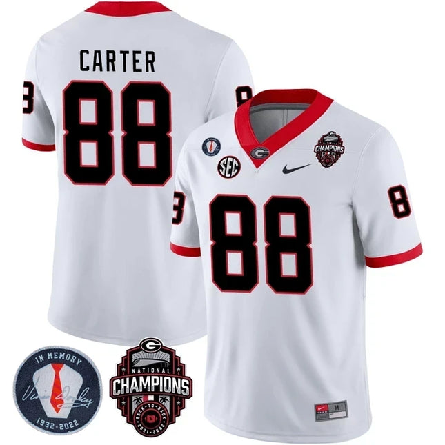 Men's Georgia Bulldogs Limited Jersey - Back To Back National Champions