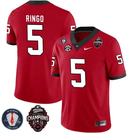 Men's Georgia Bulldogs Limited Jersey - Back To Back National Champions