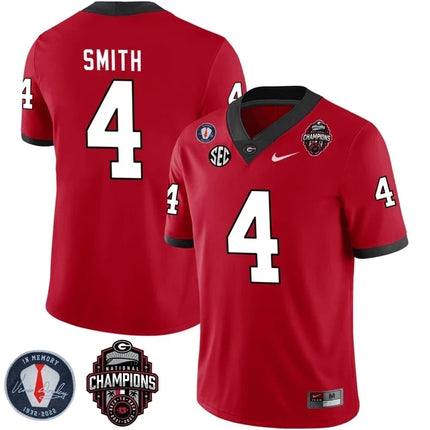 Men's Georgia Bulldogs Limited Jersey - Back To Back National Champions