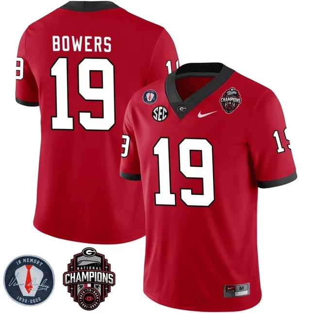 Men's Georgia Bulldogs Limited Jersey - Back To Back National Champions