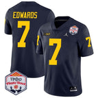 Donovan Edwards - 7 / Navy / S