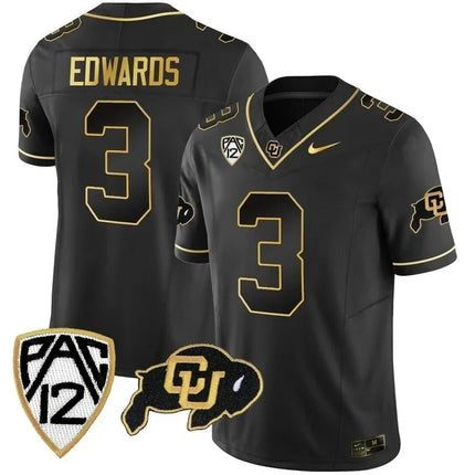 Men?s Colorado Buffaloes Vapor Gold Limited Jersey ? All Stitched