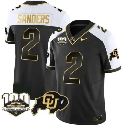 Men?s Colorado Buffaloes Vapor Stitched Jersey ? 100th Seasons At Folsom Field