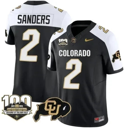 Men?s Colorado Buffaloes Vapor Stitched Jersey ? 100th Seasons At Folsom Field