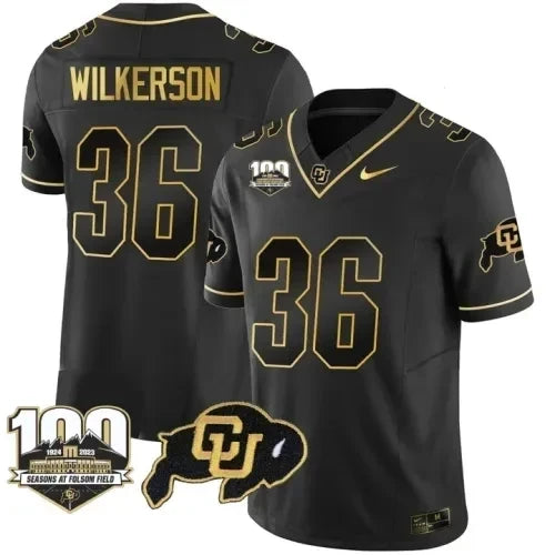 Men?s Colorado Buffaloes Vapor Stitched Jersey ? 100th Seasons At Folsom Field