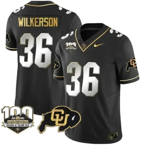 Men?s Colorado Buffaloes Vapor Stitched Jersey ? 100th Seasons At Folsom Field