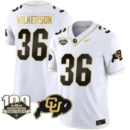 Men?s Colorado Buffaloes Vapor Stitched Jersey ? 100th Seasons At Folsom Field