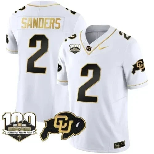 Men?s Colorado Buffaloes Vapor Stitched Jersey ? 100th Seasons At Folsom Field