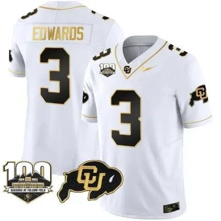 Men?s Colorado Buffaloes Vapor Stitched Jersey ? 100th Seasons At Folsom Field
