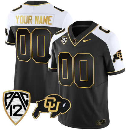 Colorado Buffaloes Vapor Limited Gold Custom Jersey – All Stitched