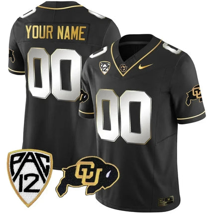 Colorado Buffaloes Vapor Limited Gold Custom Jersey – All Stitched
