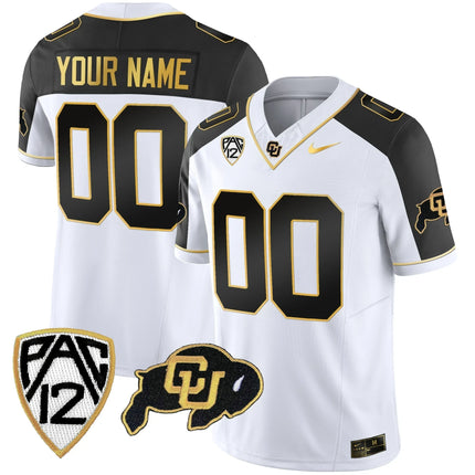 Colorado Buffaloes Vapor Limited Gold Custom Jersey ? All Stitched