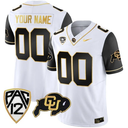 Colorado Buffaloes Vapor Limited Gold Custom Jersey – All Stitched