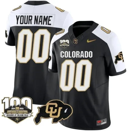 Colorado Buffaloes Vapor Custom Jersey – 100th Seasons At Folsom Field