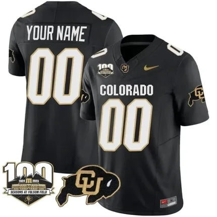 Colorado Buffaloes Vapor Custom Jersey ? 100th Seasons At Folsom Field