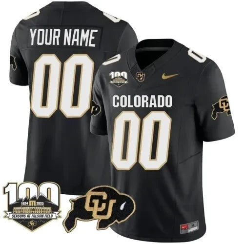 Colorado Buffaloes Vapor Custom Jersey ? 100th Seasons At Folsom Field