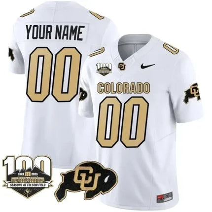 Colorado Buffaloes Vapor Custom Jersey ? 100th Seasons At Folsom Field