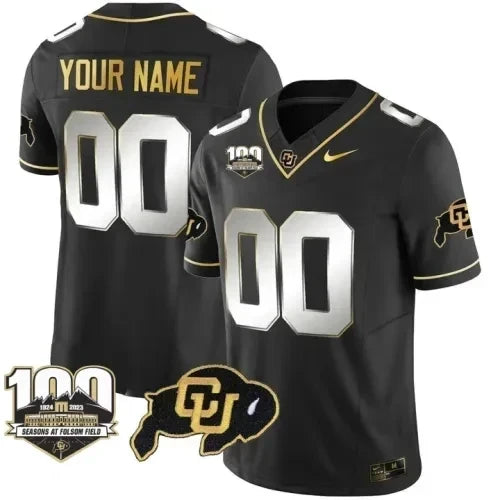 Colorado Buffaloes Vapor Custom Jersey ? 100th Seasons At Folsom Field