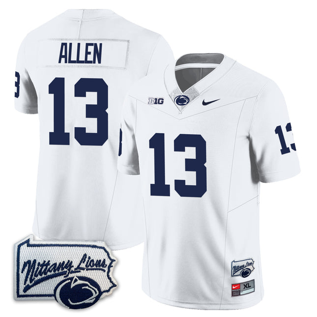 Men’s Penn State Nittany Lions Football Jersey - Pennsylvania Map