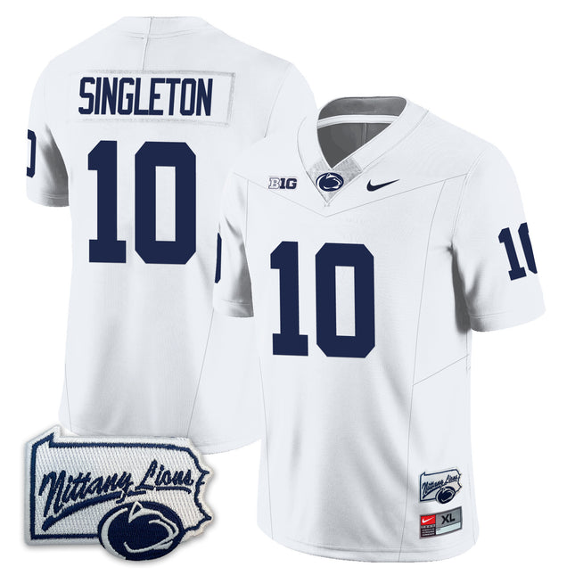 Men’s Penn State Nittany Lions Football Jersey - Pennsylvania Map