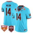 Turquoise Cheez It Bowl / Johnny Wilson / S