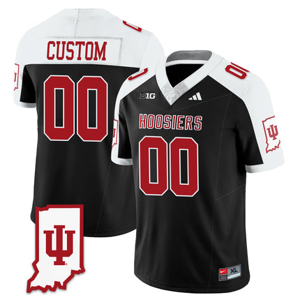 Men's Indiana Hoosiers Football Jersey All Stitched - Indiana Map