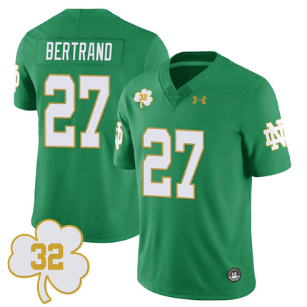 Men's Notre Dame Football Johnny Lujack Patch Jersey - All Stitched