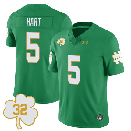 Men's Notre Dame Football Johnny Lujack Patch Jersey - All Stitched