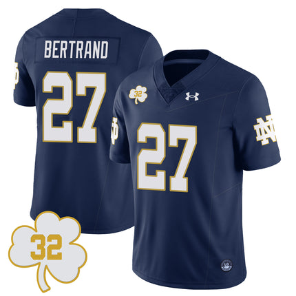 Men's Notre Dame Football Johnny Lujack Patch Jersey - All Stitched