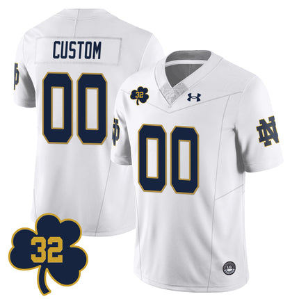 Men's Notre Dame Football Johnny Lujack Patch Jersey - All Stitched