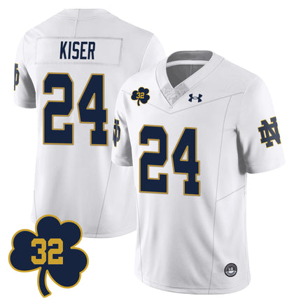 Men's Notre Dame Football Johnny Lujack Patch Jersey - All Stitched