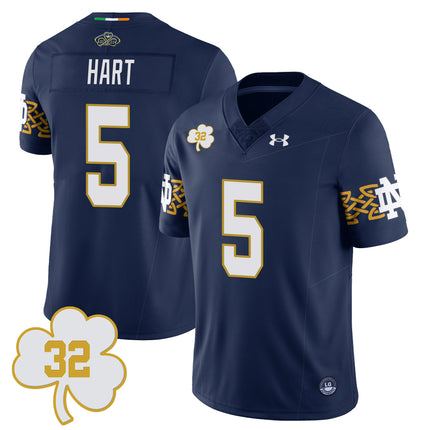 Men's Notre Dame Football Johnny Lujack Patch Jersey - All Stitched