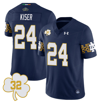 Men's Notre Dame Football Johnny Lujack Patch Jersey - All Stitched