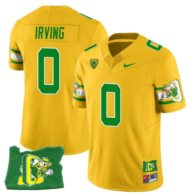 Men’s Oregon Ducks ‘Mighty Oregon’ Throwback Football Stitched Jersey – Oregon State