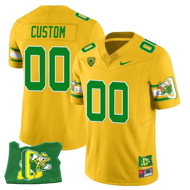 Men’s Oregon Ducks ‘Mighty Oregon’ Throwback Football Stitched Jersey – Oregon State