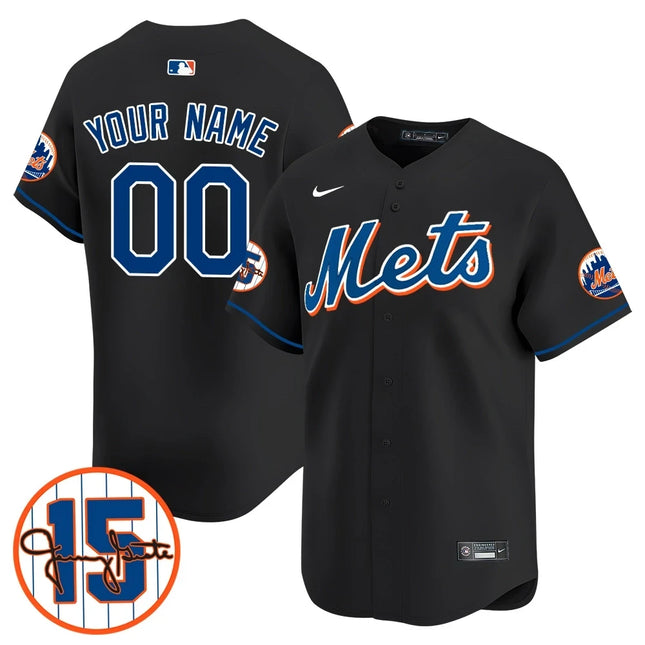 Custom New York Mets Jerry Grote Patch Vapor Premier Limited V1 Jersey – All Stitched