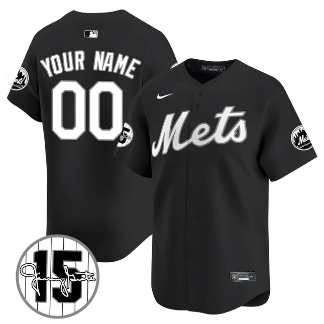 Custom New York Mets Jerry Grote Patch Vapor Premier Limited V1 Jersey – All Stitched