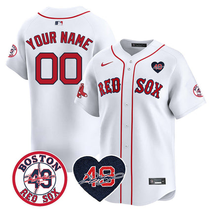 Custom Red Sox Tim Wakefield Memorial Jersey ? All Stitched