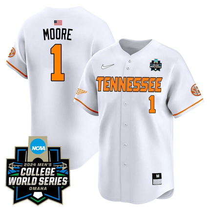 Men's Tennessee Volunteers 23/24 Jersey - 2024 College World Series Patch