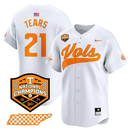 Men's Tennessee Volunteers 2024 National Champions Vapor Premier Limited Jersey - All Stitched