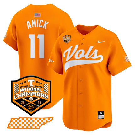 Women's Tennessee Volunteers 2024 National Champions Vapor Premier Limited Jersey - All Stitched