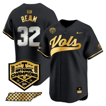 Men's Tennessee Volunteers 2024 National Champions Vapor Premier Limited Jersey - All Stitched