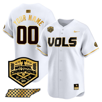 Custom Tennessee Volunteers 2024 National Champions Vapor Premier Limited Jersey V1 - All Stitched