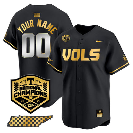 Custom Tennessee Volunteers 2024 National Champions Vapor Premier Limited Jersey V1 - All Stitched