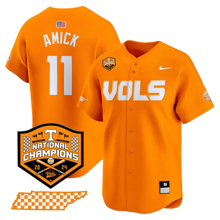 Women's Tennessee Volunteers 2024 National Champions Vapor Premier Limited Jersey V1 - All Stitched